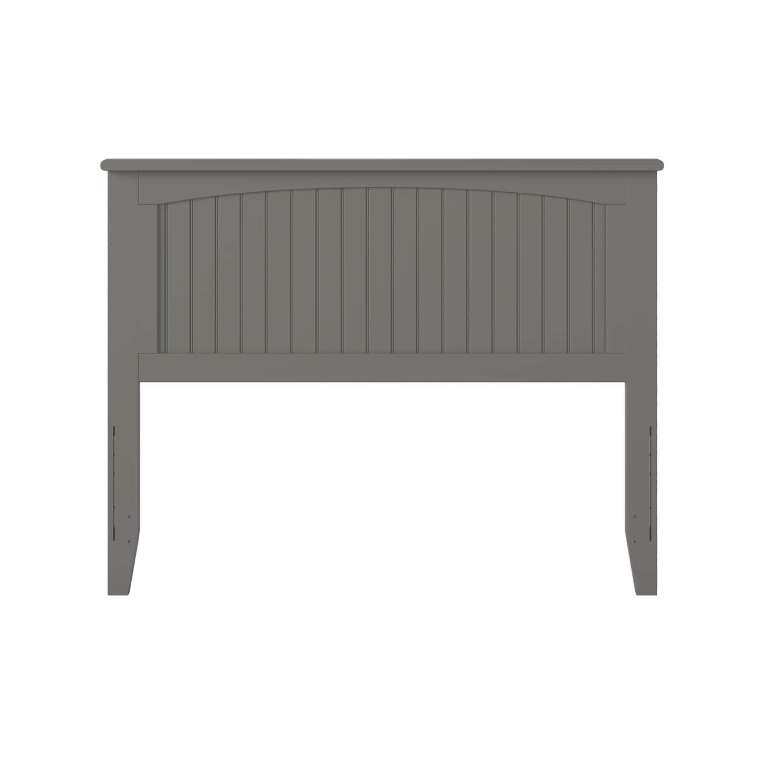 AFI  Nantucket Headboard with Attachable Charger Grey Full