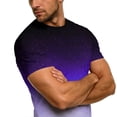 thumbnail image 5 of Mens Big and Tall T-Shirts, Short Sleeve Shirts for Men Summer Fashion Loose Fit Ombre Tie Dye Crewneck Tees, 5 of 6