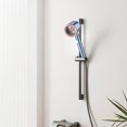 thumbnail image 5 of Cabezal de ducha de alta presión 5 modos pulverizador ajustable accesorios de baño (azul), 5 of 5