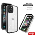 thumbnail image 1 of WUJU 3 En 1 Jelly Transparente Protector De Cámara Completa Funda Para iPhone 13 12 11 Pro Max XR X XS 7 8 Plus A Prueba De Golpes Suave TPU Cubierta, 1 of 4