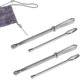 thumbnail image 1 of 2024 Dww-cord Needle Threader, 4 Pieces Needle Threader Pliers, Ribbon Needle Threader, Needle Threader Clips, Elastic Tweezers, Metal, Easy Threading, 1 of 5