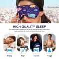 thumbnail image 6 of Sleep Mask Blackout Adjustable Eye Sleeping Mask Blindfold for Sleeping Travel Office Dark Space Printed, 6 of 7