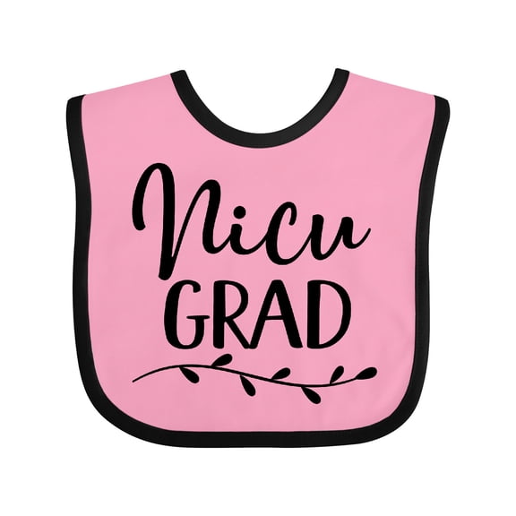 Inktastic Nicu Graduate Baby Boys or Girls Baby Bib