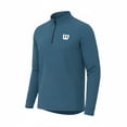 thumbnail image 3 of Sudadera Deportiva Wilson para Hombre Cierre al Pecho Color Azul Marino Talla G, 3 of 4