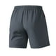 thumbnail image 4 of Pantalones cortos deportivos holgados para hombre: talla grande, seda helada de secado rápido, cintura elástica, poliéster, playa/aire libre, XS-XXL, 46-51 cm de largo, 4 of 7
