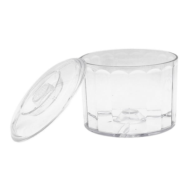 Tazón para máquina pulidora, barril de pulido portátil fácil de usar para esmerilar 29cm x 29cm x 17cm
