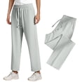 thumbnail image 5 of Women's Stretch Pants Breathable Quick Drying Straight Leg Womens Hiking Pants Running Athletic Pants with Pockets, 5 of 7