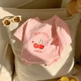 thumbnail image 2 of MEZZALL T-Shirt Imprimé Mode Mignon pour Filles, Col Rond, Manches Courtes, Été, Confortable, Décontracté, Ample, 4-5 Ans, 2 of 3
