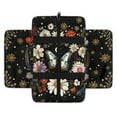 thumbnail image 2 of Renewold Butterfly Moon Floral Car Center Console Cover Universal Armrest Box Protector Scratch Resistant Wear-Resistant Arm Rest Cover Pad with Pockets Storage Bag Vehicle Accessories, 2 of 9