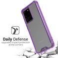 thumbnail image 4 of CoverON Samsung Galaxy S20 Ultra Case Clear Slim Fit Hard Protective Phone Cover with TPU Bumpers - Pure View Series, 4 of 8