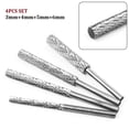 thumbnail image 3 of Durable 4pcs Set of HSS Rotary Files for Wood Carving & Plastic Grinding, 3 of 10