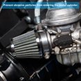 thumbnail image 6 of Uxcell 38mm Motorcycle Air Filter, Metal Mini Bike Air Cleaner Parts, Black 2 Pcs, 6 of 7