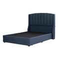 thumbnail image 2 of Box Base Cama Matrimonial + Cabecera Majestic Rogga Azul, 2 of 8