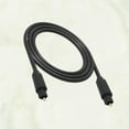 thumbnail image 1 of OULII 1Pcs 150cm 5.0mm Black Optical Fiber Audio Cable for Speaker and Digital Audio Transmission, 1 of 8