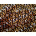 thumbnail image 4 of oneOone Silk Tabby Fabric Ogee & Paisley Ikat Printed Craft Fabric BTY 42 Inch Wide, 4 of 4