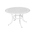 thumbnail image 2 of Homestyles Sanibel Fonte d'Aluminium 5Pc Ensemble de Salle à Manger Extérieur avec Chaises Pivotantes en Blanc, 2 of 3