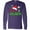 Purple, variant on Inktastic Oma Claus with Christmas Santa Hat and Snowflakes Long Sleeve T-Shirt
