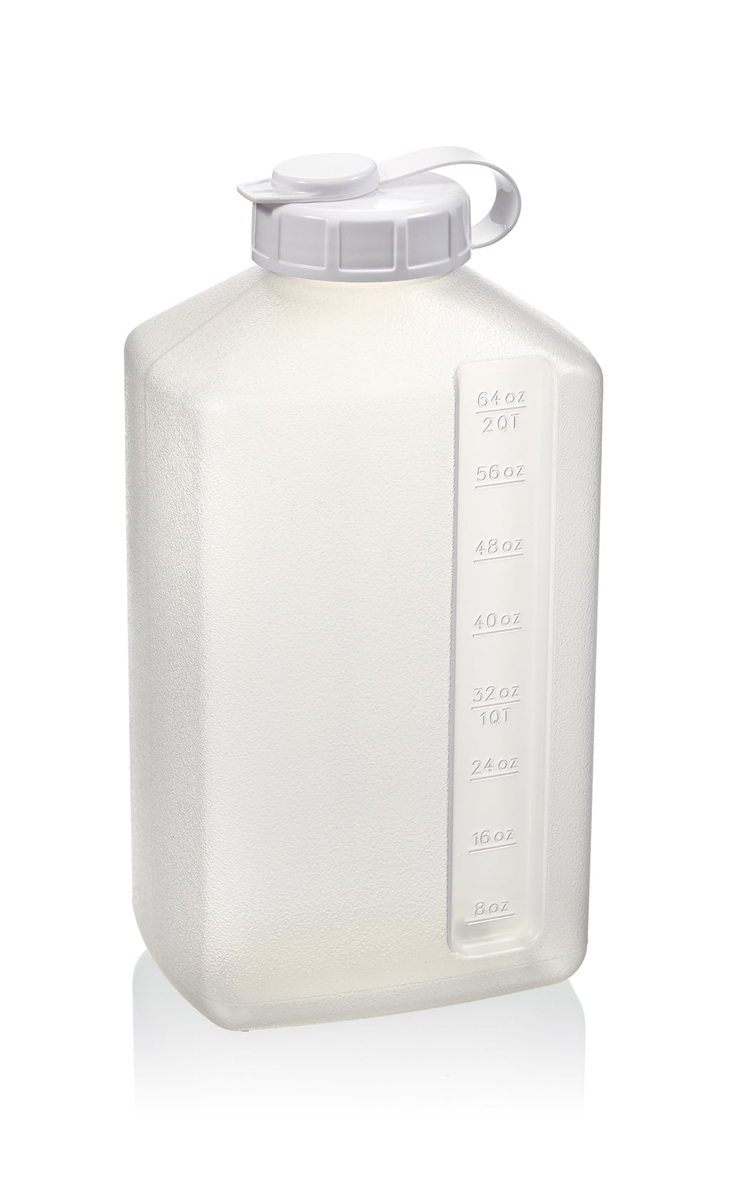 Mainstays 2 Quart Refrigerator Shaker Bottle Engraved Measurements