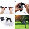 thumbnail image 5 of Guirnalda de 50 luces LED solares con 8 modos de iluminación y forma de lágrima, impermeables, para patio, jardín, árbol de patio, decoración de bodas (blanco cálido), 5 of 5
