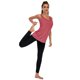 thumbnail image 2 of Camiseta sin mangas de entrenamiento holgada con cuello redondo y sin mangas para mujer con sujetado Abanopi Camiseta deportiva, 2 of 4