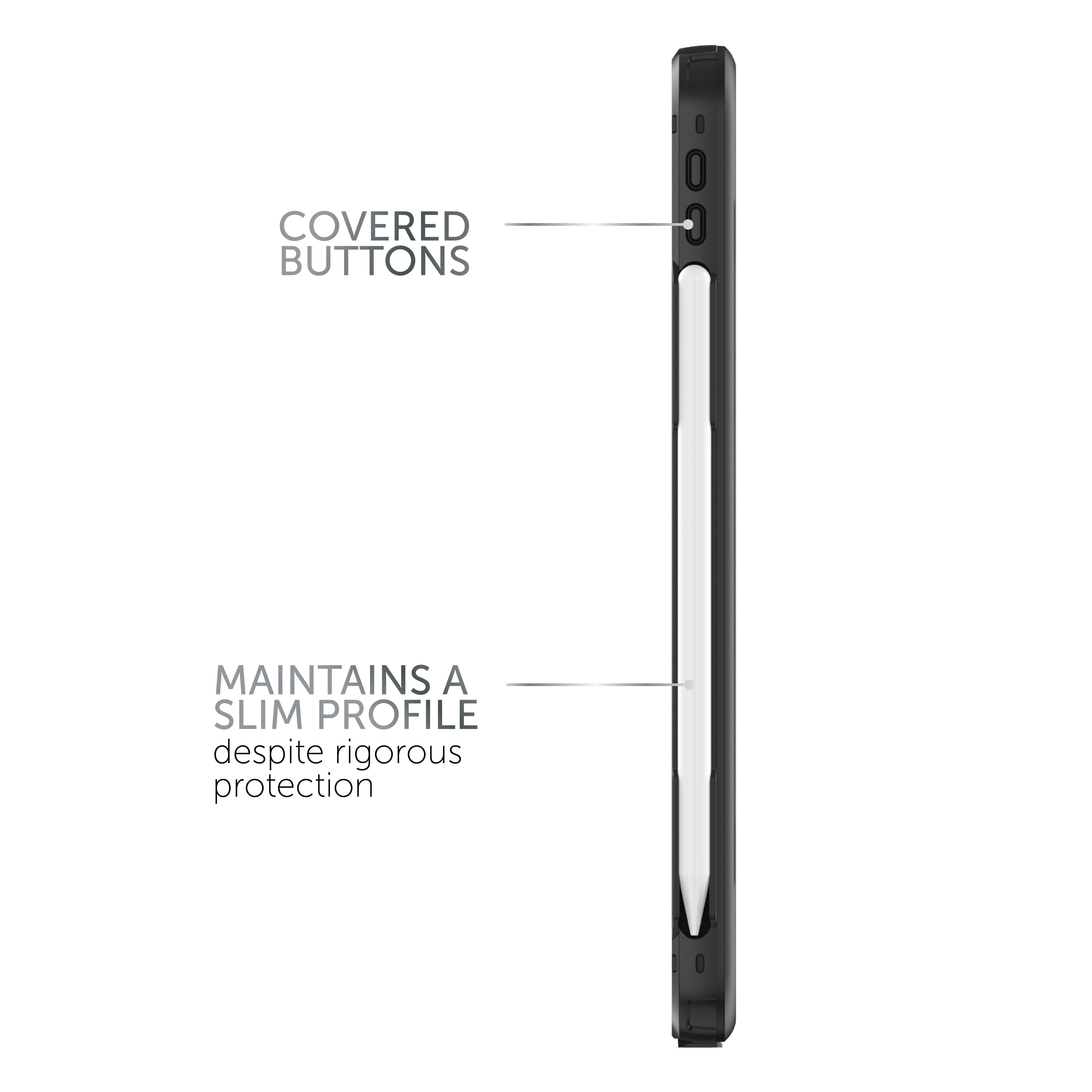 Body Glove Tidal Waterproof Tablet Case for iPad (A16) / iPad (10th generation) - Black/Clear