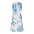 thumbnail image 3 of Puntoco Vestidos Mujer Verano Diseño De Verano Vestido Casual Gradual Sin Mangas Cuello V-Cuello Vestido Largo, 3 of 5