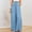 Sky Blue Cheap Stuff Under 1 Dollar, variant on Dyegold Palazzo Pants For Women Casual Wide Leg Drawstring Elastic Waist Summer Flowy Pants Loose Boho Flare Lounge Trousers