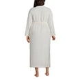 thumbnail image 2 of Lands' End Women's Plus Size Cozy Plush Long Wrap Robe, 2 of 3