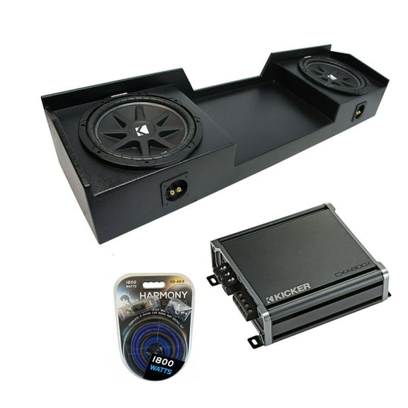 04-15 Fits Nissan Titan King Crew Kicker Comp C12 Dual 12" Rhino Sub Box CXA8001