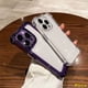 thumbnail image 2 of Funda De Teléfono Resistente A Los Golpes Compatible Con IPhone 11 XR X 7 8 Plus 14 13 12 Pro MAX XS Lujo Simple Chapado Botones Galvanizados Macaron Color Caramelo Suave TPU Cubierta Trasera, 2 of 3