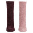 thumbnail image 3 of Josie Natori Chenille Crew Socks, 2 pack, 3 of 3