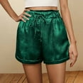 thumbnail image 2 of Jalioing Women's High Waist Shorts Drawstring Waist Shiny Shorts Summer Fashion Night Out Party Shorts, 2 of 7