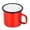 Red, variant on UDIYO 350ml Ename Coffee Mug, 12 oz Tea Enamel Mug Camp Drinking Cups, White/Blue/Green/Black/Red/Yellow Vintage for Indoors and Outdoors, Non Toxic & Portable, Attractive Color & Classic Design