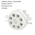 thumbnail image 4 of Uxcell 8pin Tube Socket Ceramics, Vacuum Tube Protect Tube Pin Socket Tinning Plated, for KT66 4Pack, 4 of 5