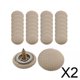 thumbnail image 1 of Botón De Reparación De Revestimiento De Techo, 2 Remaches A Presión Para Techo De Automóvil, Para Todos Los Automóviles, Color Beige, 1 of 5