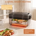 thumbnail image 2 of Heated Lunch Box for Adults, 1.6L Self-Heating Food, Cordless 5-Sided Heating Temp Control with Timer, Scheduled Heating, 24000mAh Battery, Leakproof Design, 2 of 13