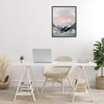 thumbnail image 3 of Stupell Industries Snowy Peaks Seascape Landscape Photography Black Framed Art Print Wall Art, 24 x 30, 3 of 10