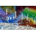 thumbnail image 2 of NUPHO 32x23 Black Ornate Wood Framed with Double Matting Museum Art Print Titled - Iceline, 2 of 4