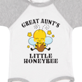 thumbnail image 4 of Inktastic Cute Bee Great Aunt's Little Honeybee with Stars Boys or Girls Baby Bodysuit, 4 of 5