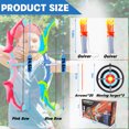 thumbnail image 5 of 2 Pack Bow and Arrow Toy Set for Kids Boys Girs with Target&Quiver, Archery Targets Outdoor Toys for Toddlers 3+, 5 of 7