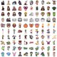 thumbnail image 4 of Amuletos de cocodrilo de gato de Anime, accesorios para gatos, decoraciones de Pvc, animales de dibujos animados para Hello Kitty Sanrio, regalos para mujeres y niños, 1 Uds., 2021, 4 of 4