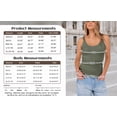 thumbnail image 4 of ANRABESS V Neck Tank Tops for Women Ribbed Knit Camisole 2026 Summer Casual Sleeveless Slim Fitted Basic Cami Shirts Clothes Red X-Small, 4 of 10