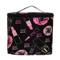 thumbnail image 1 of ziyahi Cosmetic Large Capacity Bag Makeup Storage Box Handbag Travel Toiletry Bag Organizer Case Container, 1 of 1