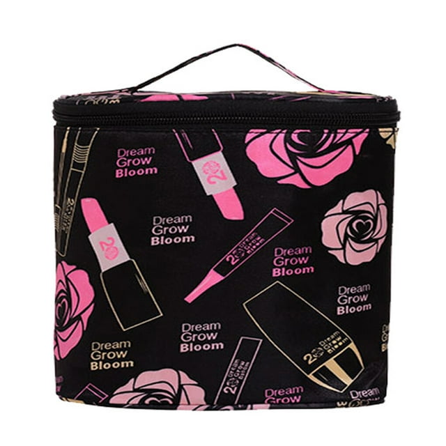 ziyahi Cosmetic Large Capacity Bag Makeup Storage Box Handbag Travel Toiletry Bag Organizer Case Container
