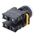 thumbnail image 4 of Interruptor de botón momentáneo perfecl LA155A Ui 600V 10A 22mm botón de descarga automática 1NO 1NC verde, 4 of 7
