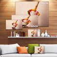 thumbnail image 3 of Person Painting Beautiful Rose - Large Floral Canvas Art Print, 3 of 4