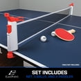 Penn Everywhere Table Tennis Net & Post Set with 2 Ping Pong Paddles and 3 Balls