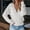 White, variant on Babysbule Women's Fashion Sweater Fashion Women’s Deep V-neck Wrap Sweater Long-sleeved Crochet Pullover