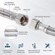 thumbnail image 2 of Uxcell 2-Pack 47 Pulgadas Conector de Manguera de Grifo, Conector de Rosca Femenina 9/16" x 9/16" para Baño, 2 of 6