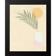 thumbnail image 2 of Hershey, Moira 15x18 Black Modern Framed Museum Art Print Titled - Sun Palm II Blush, 2 of 5